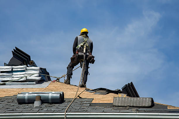 Professional Roof Replacement technician working in Leetsdale, PA
